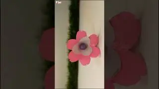 How to Make Paper Flowers #shorts #paperflowers