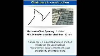 #Chair #Bar in #Construction | #Shorts #CivilEngineering #Reinforcement