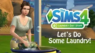 Sims 4 Laundry Day Stuff: LET'S DO SOME LAUNDRY!!