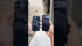 iPhone 11 против Google Pixel 7 || Тест зума камеры! #шорты