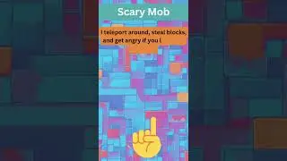 Can You Solve This Minecraft Riddle? Scary Mob! 🧩 #Minecraft #CoolDude108 #gaming