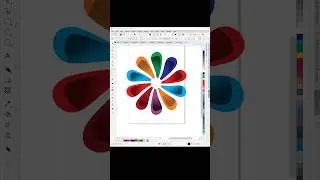 Flower Vector Design in CorelDraw || Corel Draw Tutorial|| #trending #viral #short #coreldrawtutoril