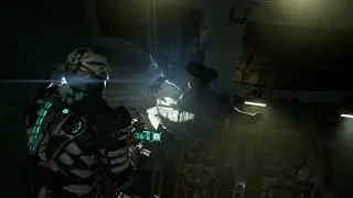 Dead Space Remake cartoon girl and corpse