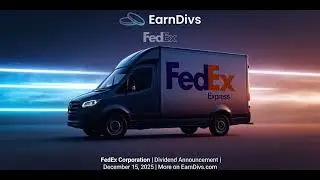 $FDX dividends getting delivered in 3...2...1... 🚚
