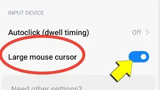 Large Mouse Cursor Kya Hai | Large Mouse Cursor Means | Large Mouse Cursor Android