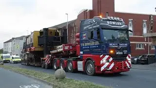 ABNORMAL WIDE LOAD BLACKPOOL 30/07/2025 (31/07/2025) COURTS POLICE STATION DEMOLITION UPDATE