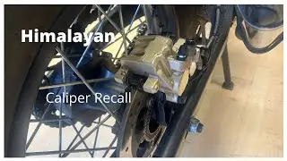 Royal Enfield Himalayan Brake Caliper Recall at Eddy's Moto Tadcaster