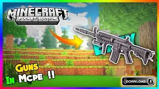 Best Gun Addon for Minecraft PE 1.21 | Realistic Guns MCPE