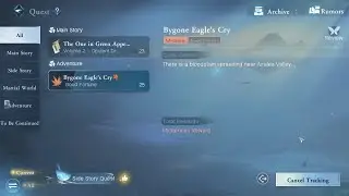 Sword of Justice Bygone Eagle's Cry Good Fortune Quest
