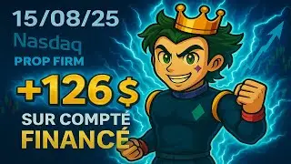 ⚔️ Scalping Nasdaq : +126 $ en duel silencieux | Prop Firm