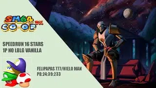 Speedrun SM64 Coop DX 16 Stars Vanilla No LBLJ 1P PB: 24:39:233