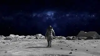 1 hour HD Endless Moonwalk Astronaut Ambient Calm and Relax