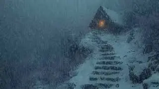 Deep Sleep with Harsh Winter Winds | Soothing Cold Wind Noise for Sleep & Relaxation | ASMR