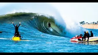 The EDDIE SWELL reaches MAVERICKS 1&bull;24&bull;23 [POWERLINES] #surfing #mavericks #powerlinesproductions