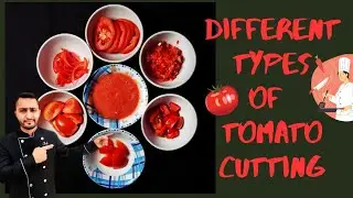 Different types of tomato cutting | Cutting Skills | Cooking With Chef Ashish
