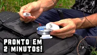 Alarme de R$25 para PROTEGER seu acampamento!