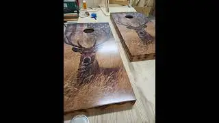 Father's day cornhole boards