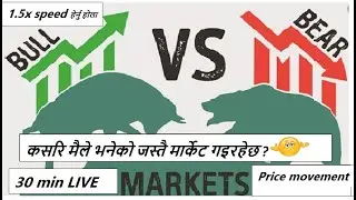 NEPSE Technical Analysis | price movement | my prediction in 30 minutes live  #NEPSE #LIVE #SHARE