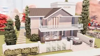 OASIS SPRINGS MODERN HOME 🏡 The Sims 4 Speed Build | No CC