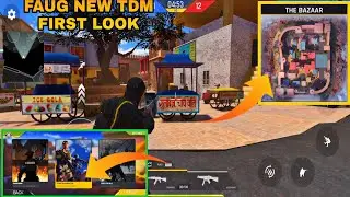 FAUG TDM FIRST LOOK FULL GAMEPLAY | FAUG MULTIPLAYER GAME NEW TDM GAMEPLAY