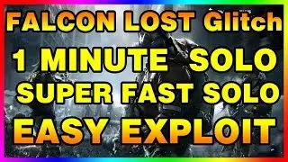 1 Minute SOLO Falcon Lost Glitch |The Division|FAST Falcon Lost Exploit|SUPER FAST SOLO|XBOX|PC|PS4