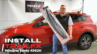 Enjoy Fresh Air Without The Rain With TrailFX Rain Guard Window Vents