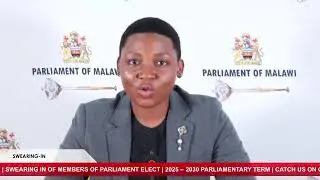 PARLIAMENT OF MALAWI | 28th October, 2025 Group three swearing in of Members of Parliament Elect
