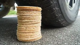 Crushing Crunchy & Soft Things by Car! EXPERIMENT: Car vs CAKE