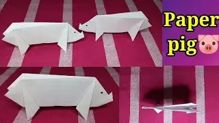 Paper pig / How to make paper Pig / Simple and Easy paper pig craft / @VMMRYTChannel