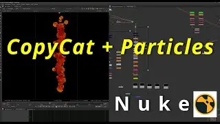 Copycat  + Particles in Nuke !! (Link to inferences below)