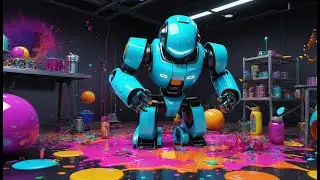 Five Little Robots on the Run | Fun Robot Song for Kids | Learning with Robots
