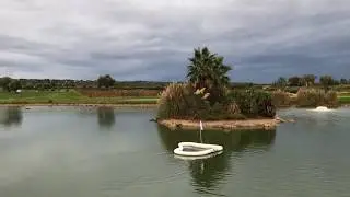 Superyacht Captains and crew test the FunAir Yacht Golf at Pinmar Golf Tournament
