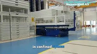 10 Ton Mecanum Wheel AGV Automated Logistics Solution for Bogie Workshop