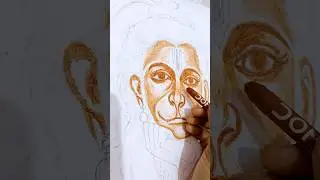 &ldquo;Hanuman Ji Drawing Shading Step by Step 🙏🎨 | Realistic Hanuman Art #shorts&rdquo;