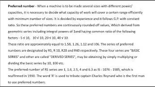 preferred numbers