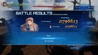 Granblue Fantasy: Relink - Rackam 60sec Score attack, no aerial shotgun (21mil)