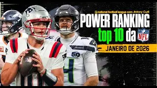 🏈 Novo líder! Power Ranking com o TOP 10 times da NFL | Janeiro/26