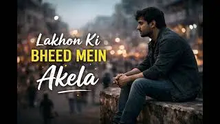 “Lakhon Ki Bheed Mein Akela” | A Quiet Song About Feeling Invisible
