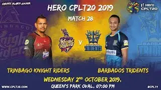 Match 28 Highlights | #TKRvBT | #CPL19