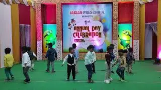 naattu kuthu dance by boys at Jaisan Preschool Nilakottai