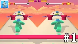 Blob Runner 3D - Gameplay Lvl 1 (iOS/Android)