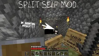 A SCARY MINECRAFT MOD I DOWNLOADED | SPLIT SELF