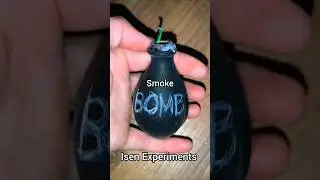 DIY Cracker Smoke Bomb #experiment #firecrackers #fireworks #crackers #lifehack