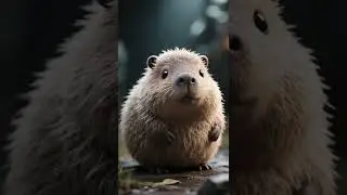 An unexpected piece of art #capybara #cute #animals #mysteriousfind  #LazyFan#urbanmystery