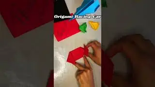 Origami Paper Race Car 🏎️⚡ | Shockingly Fast! (Tutorial)     #origami #magic #art