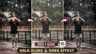 halo blure and black tone effect video editing | capcut tutorial | lightroom video editing | vips