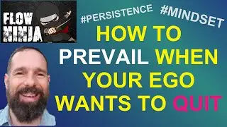 #Persistence #Mindset: How To Prevail When Your Ego Wants To Quit