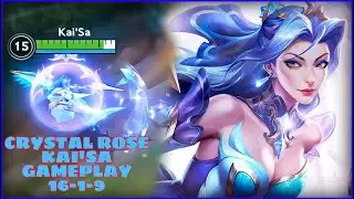 WILDRIFT⚡CRYSTAL ROSE KAI'SA GAMEPLAY