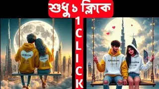 Instagram Trending Couple Custom Name on T Shirt Photo Editing | Viral Couple Name on Shirt Editing