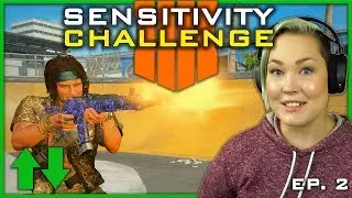 Going From MAX to MIN SENSITIVITY! | Black Ops 4 Live Challenge | EP. 2